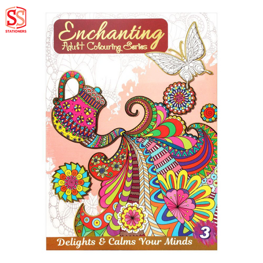 ENCHANTING ADULT COLORING BOOK SERIES 3