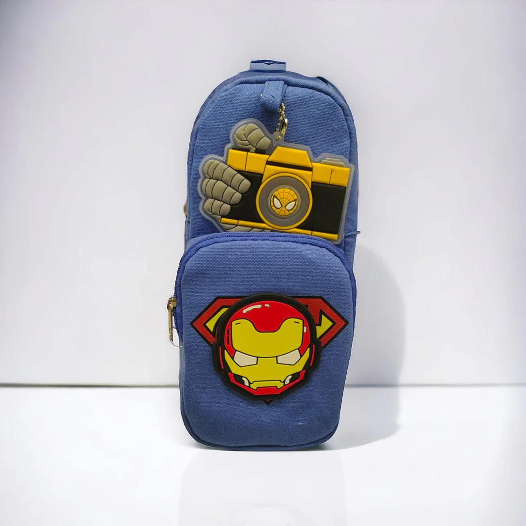 Spider-Man & Iron Man Pouches – Heroic Storage for Super Supplies