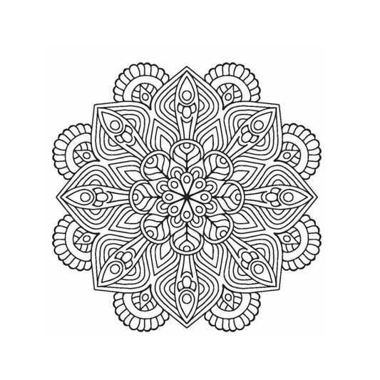 MANDALA FOR ADULTS coloring book-1