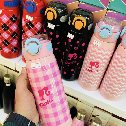 Barbie Theme Water Bottle for Kids