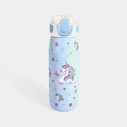 Unicorn Theme Water Bottle for Kids