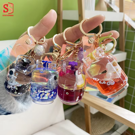 Gas Tank Glitter Keychains