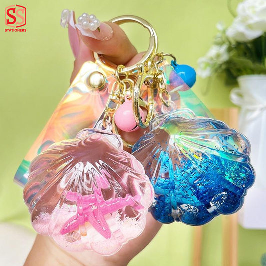 Ocean Charm Seashell Keychain