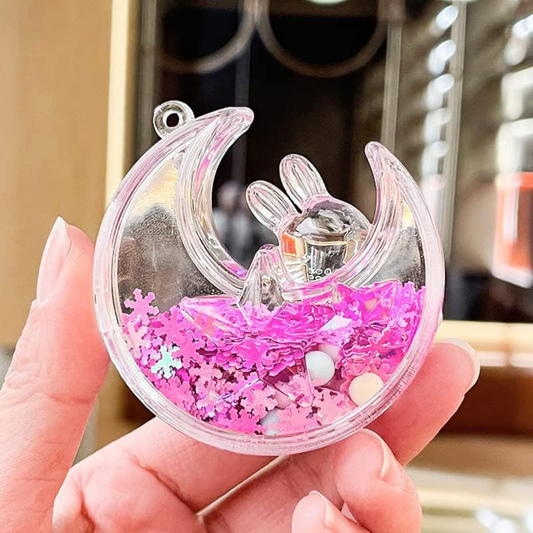 Crowned Moon Keychain