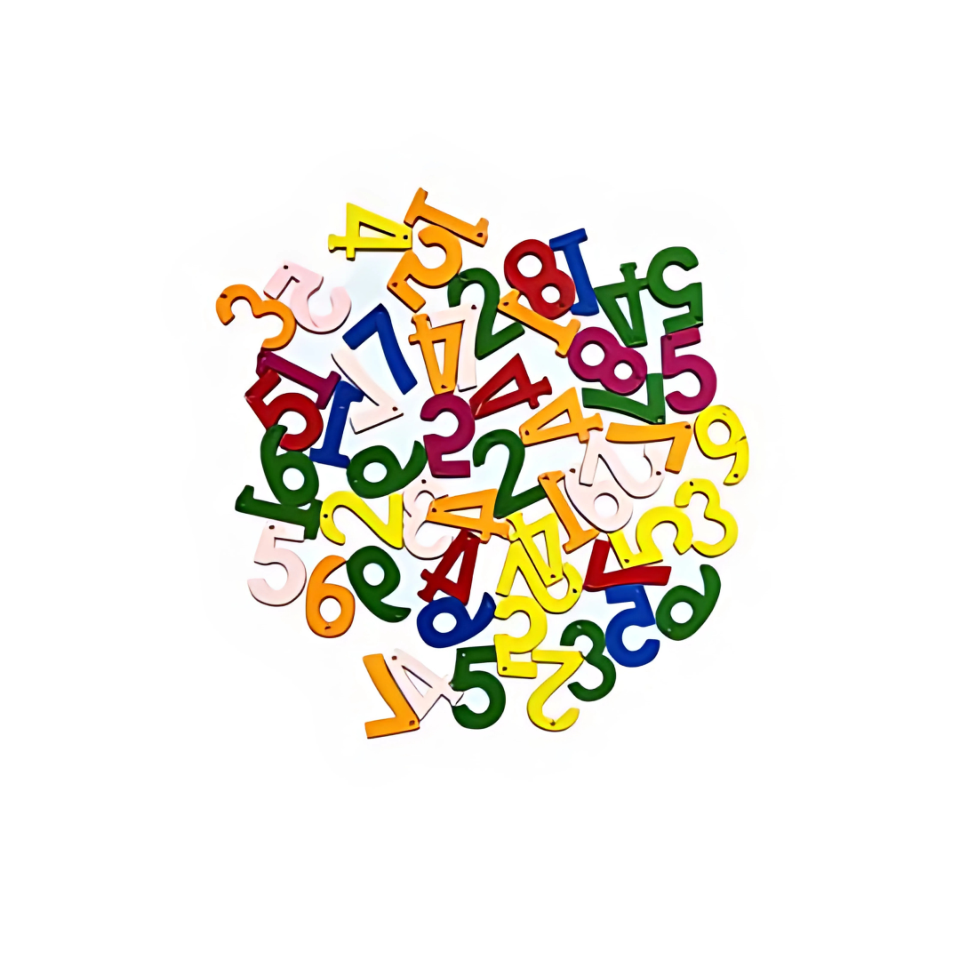 Pack of Happy Handmade Numbers