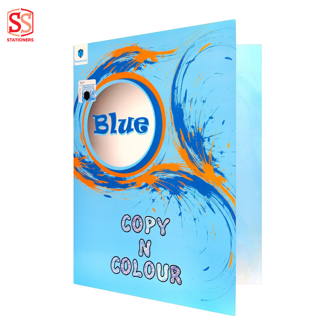 COPY N COLOUR BOOK FOR KIDS (BLUE)