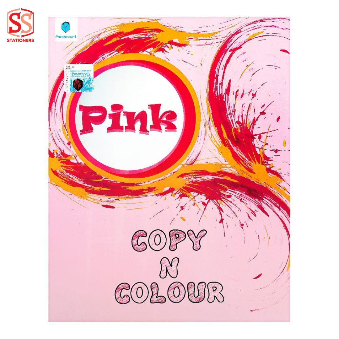 COPY N COLOUR BOOK FOR KIDS (PINK)