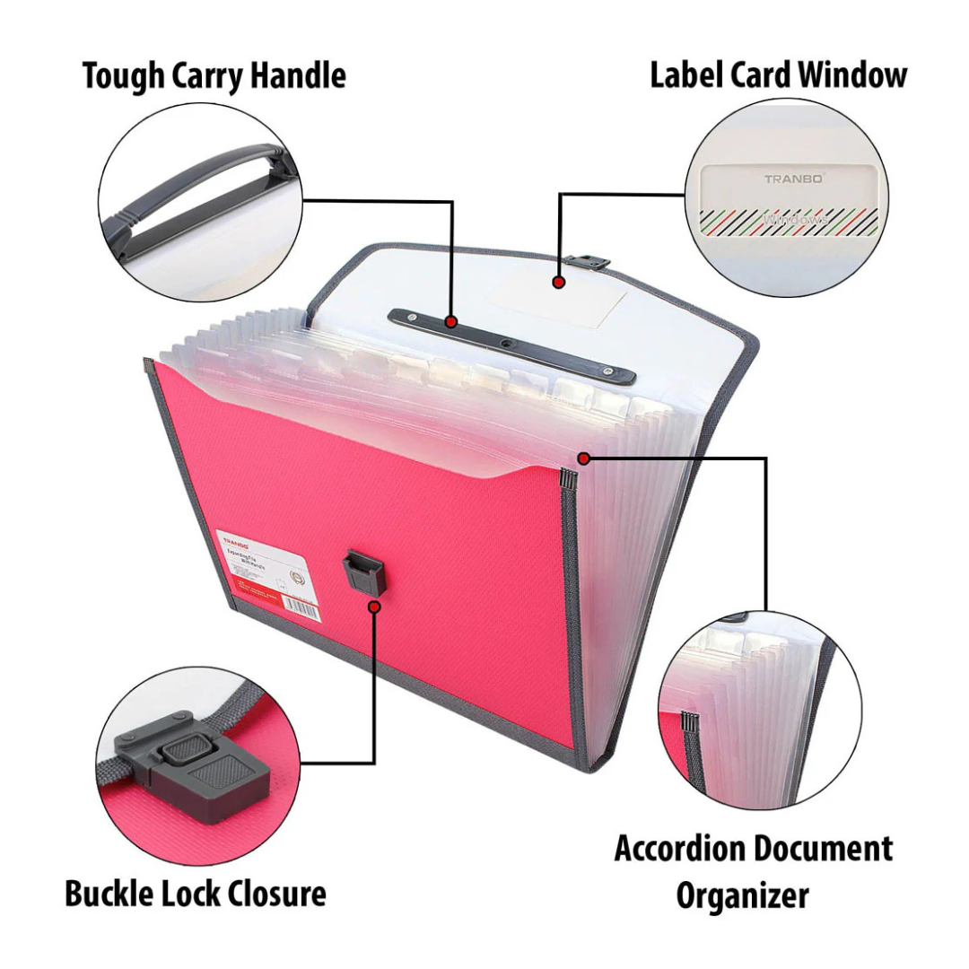 Document Expanding Bag File Folder