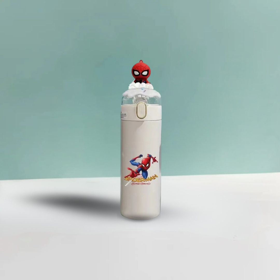 Stainless Steel Spiderman Sipper