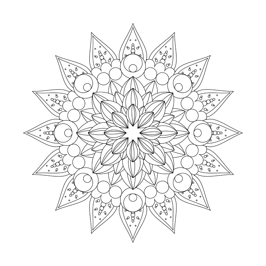 Mandala Adult Coloring Book