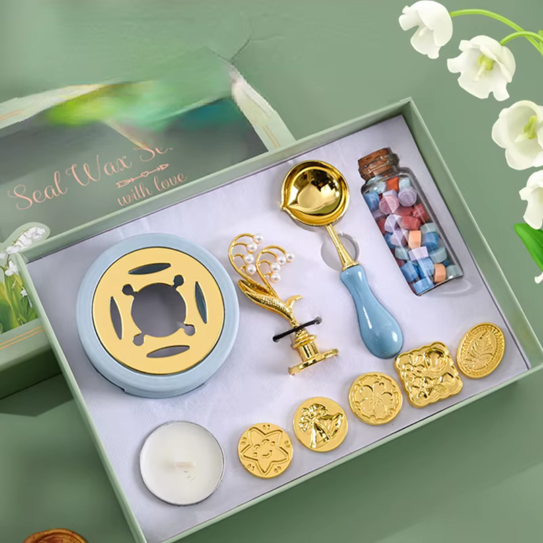 Luxury Green Wax Seal Kit