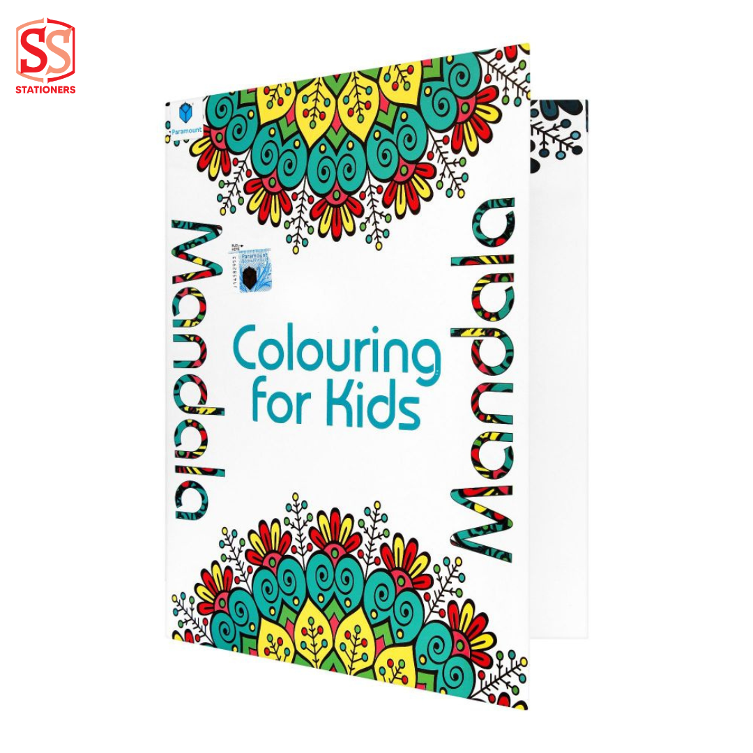 MANDALA COLORING FOR KIDS BOOK BLUE