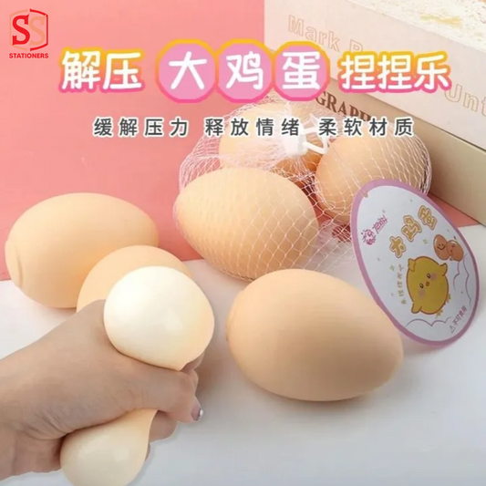 Egg Shaped Stress Relief Squishy Toy
