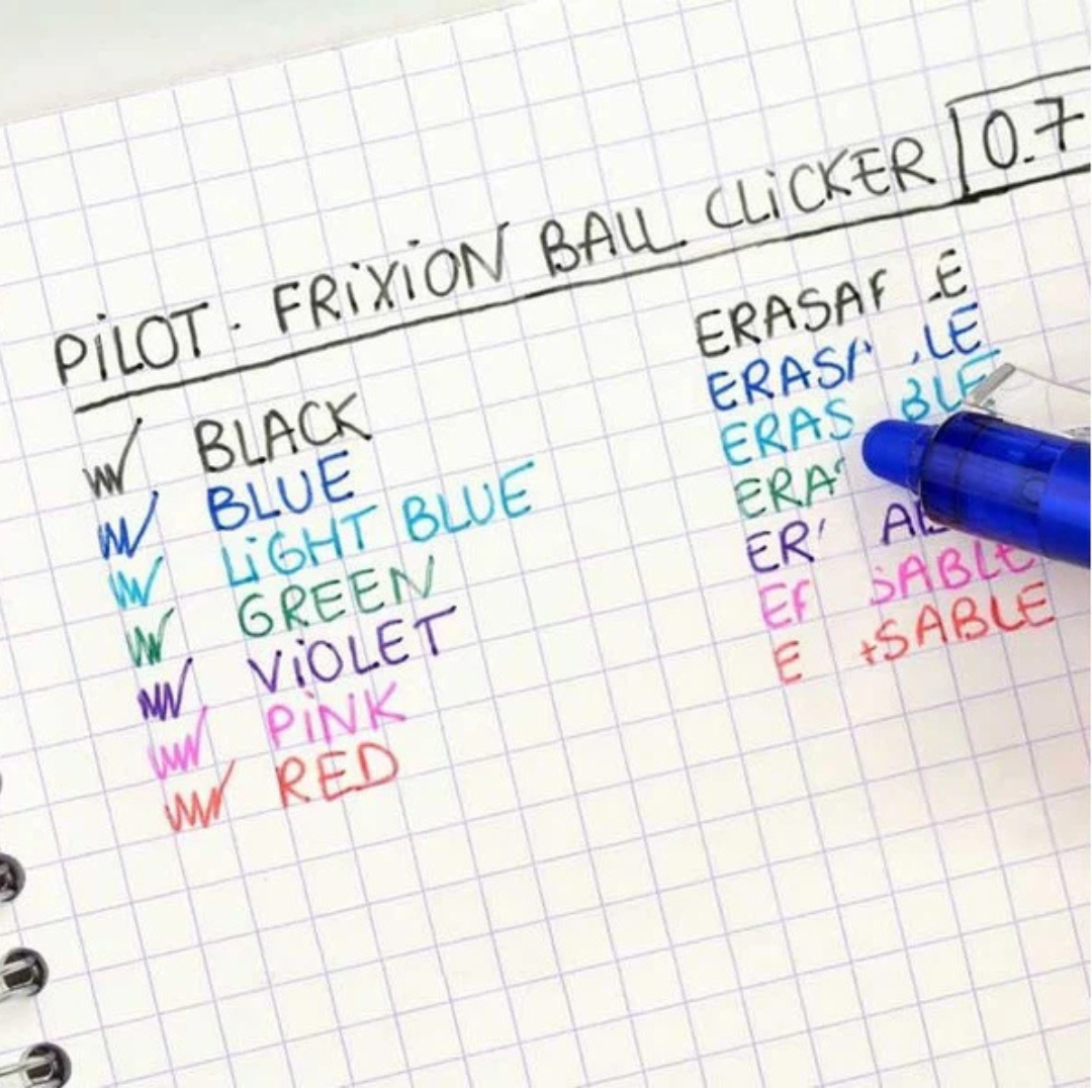Pilot Frixion Clicker Erasable Ball Pen