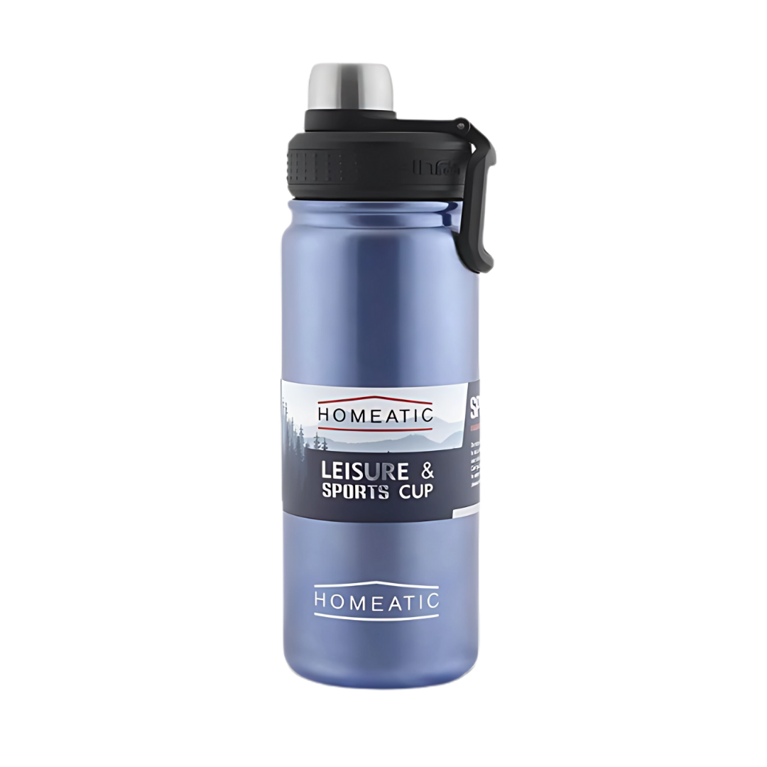 HOMEATIC 859 STEEL WATER BOTTLE 650 ML