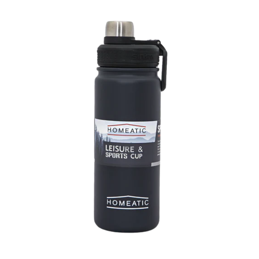 HOMEATIC 859 STEEL WATER BOTTLE 650 ML