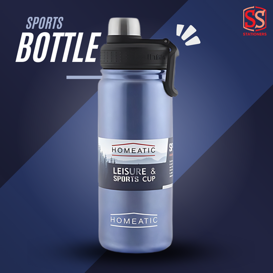 HOMEATIC 859 STEEL WATER BOTTLE 650 ML