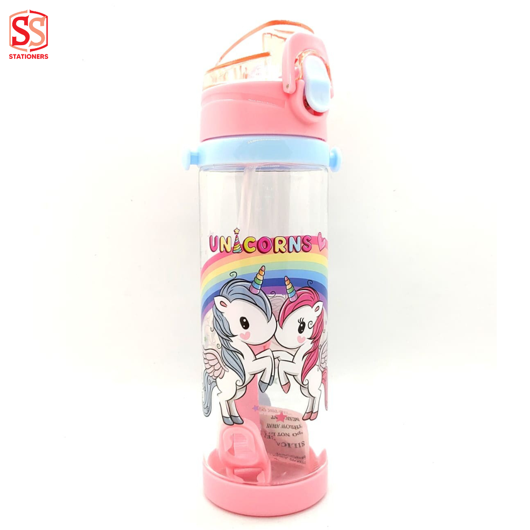 Unicorn Rainbow Kids Water Bottle