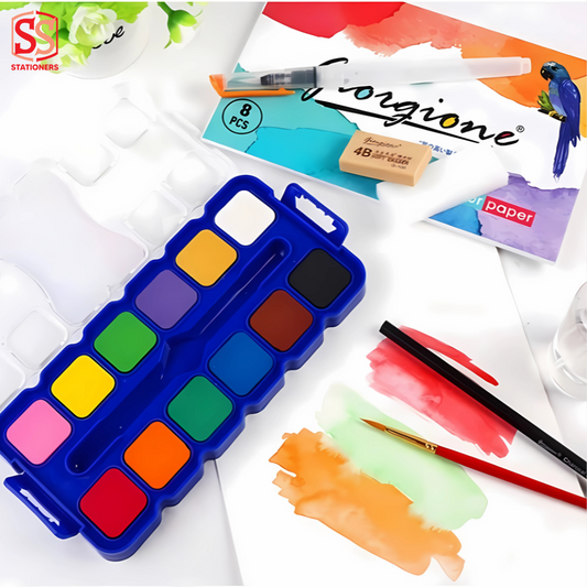 Giorgione 12 Solid Watercolor Paint