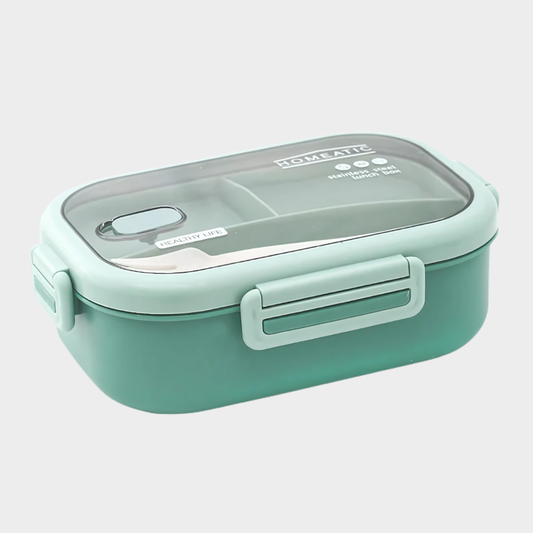 Homeatic Stainless Steel Lunch Box W/Spoon & Fork