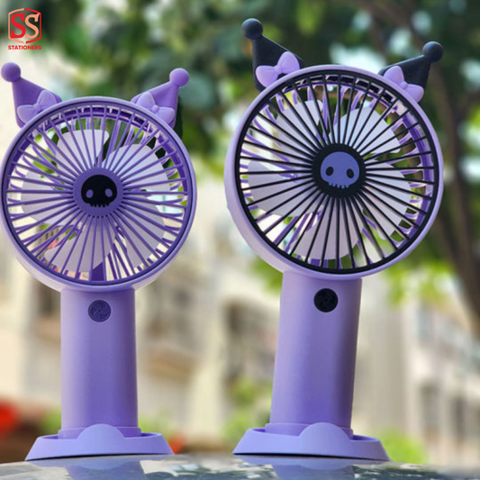 Sanrio Kuromi Theme Mini Fan