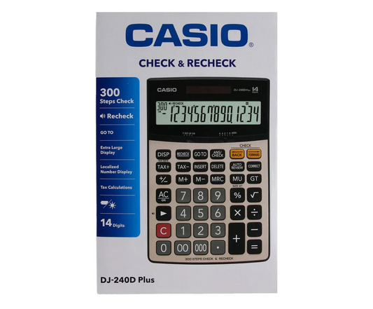 Casio Calculator DJ-240D Plus