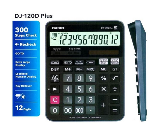 Casio Calculator DJ-120D Plus