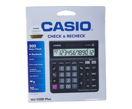 Casio Calculator WJ-120D Plus