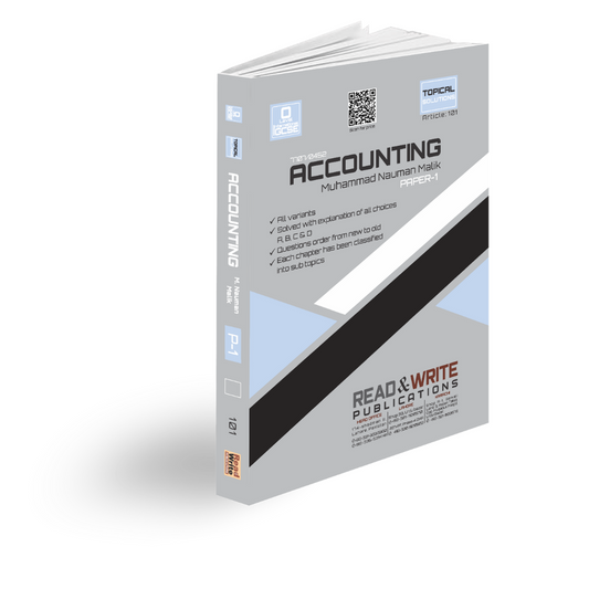 O-Level Accounting P-1 MCQ’S 101