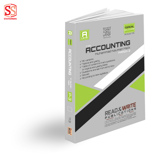 AS Level Accounting Paper 3 Topical/Yearly Past Papers 113