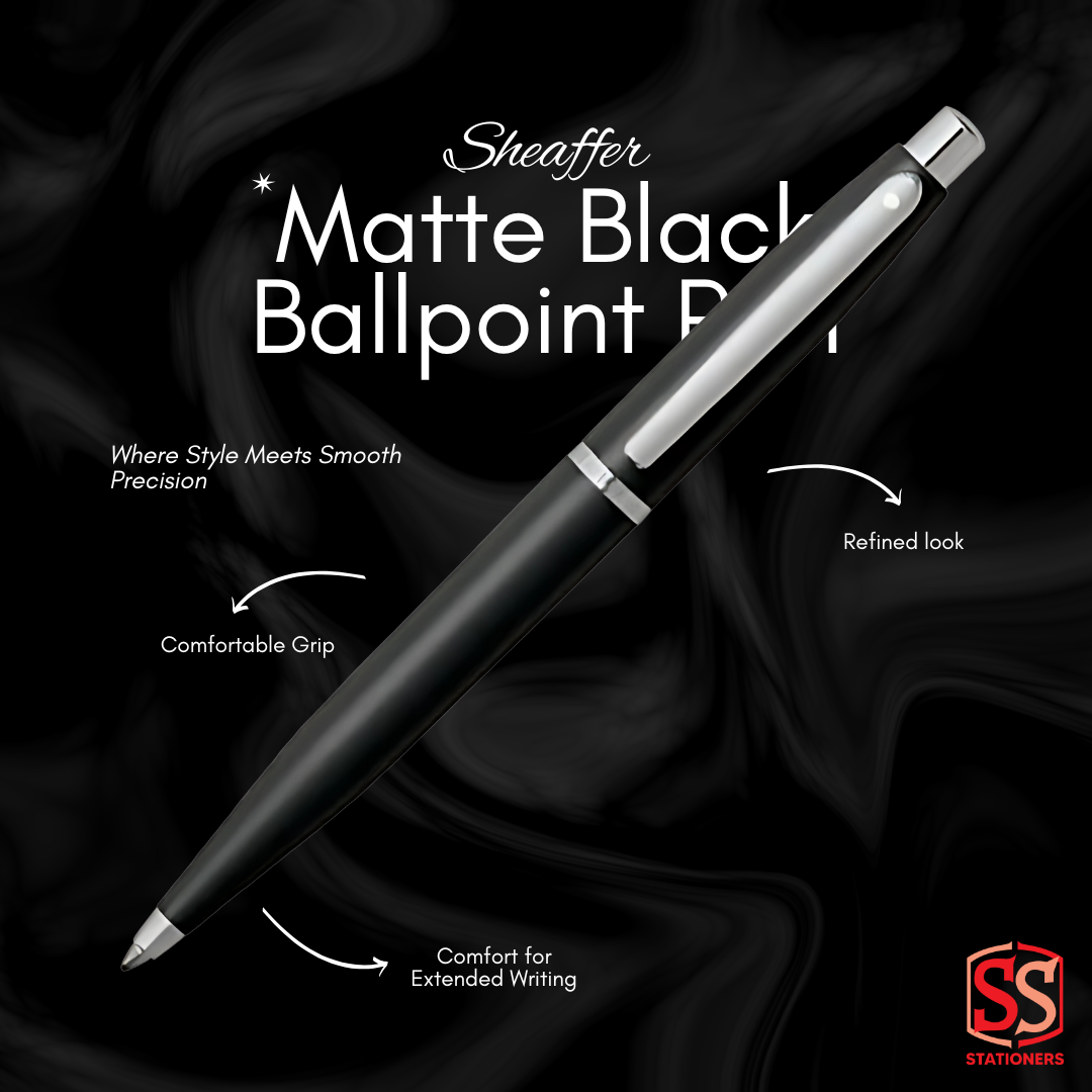 Sheaffer VFM 9405 Matte Black Ballpoint Pen