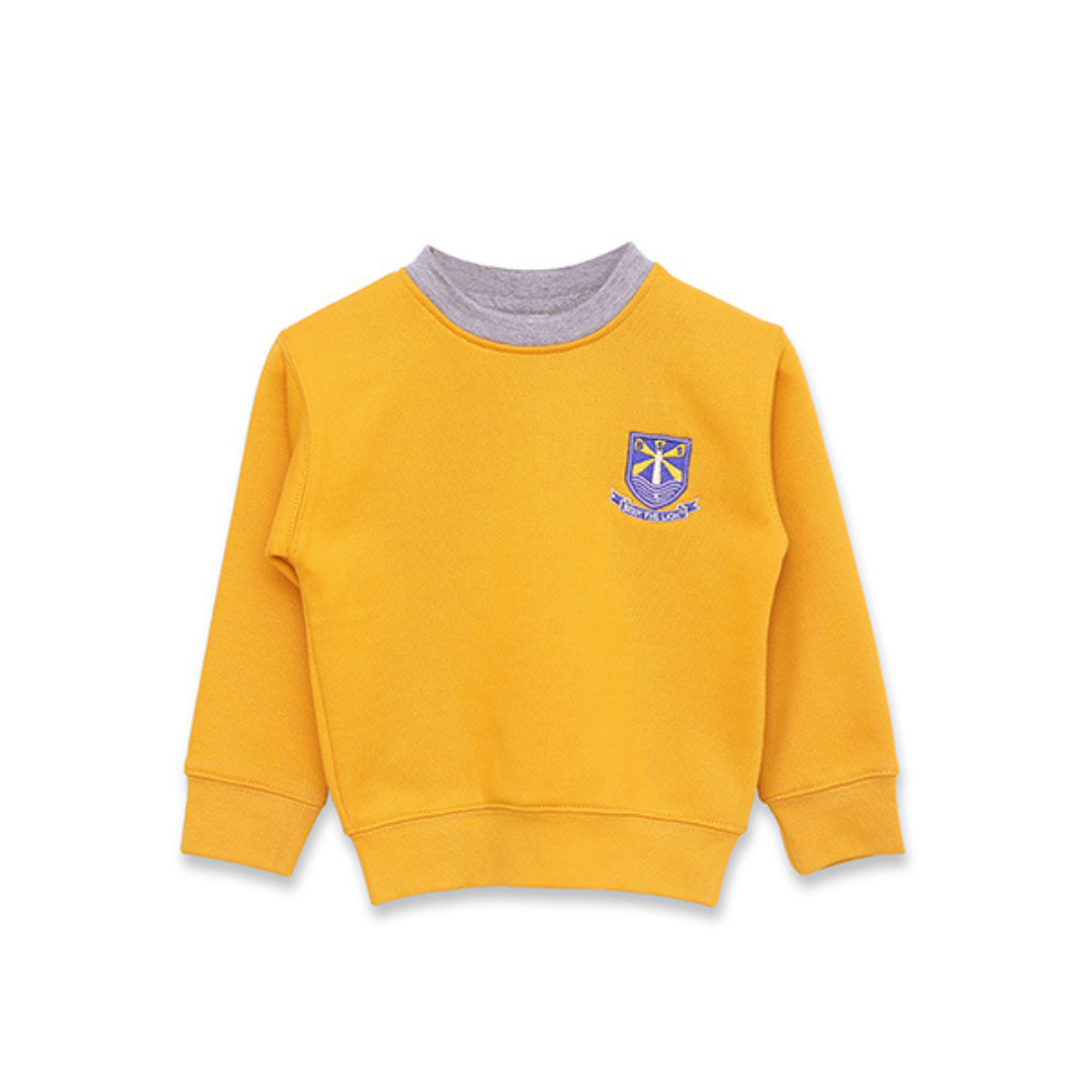 BSS UNISEX CREW NECK F/S SPORTS SHIRT (Half Sleeves) PLAYGROUP TO GRADE 2