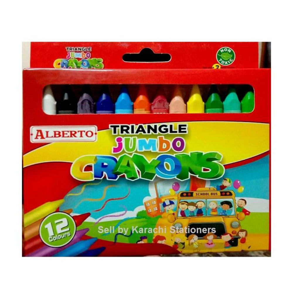 Alberto Triangle Jumbo Crayons