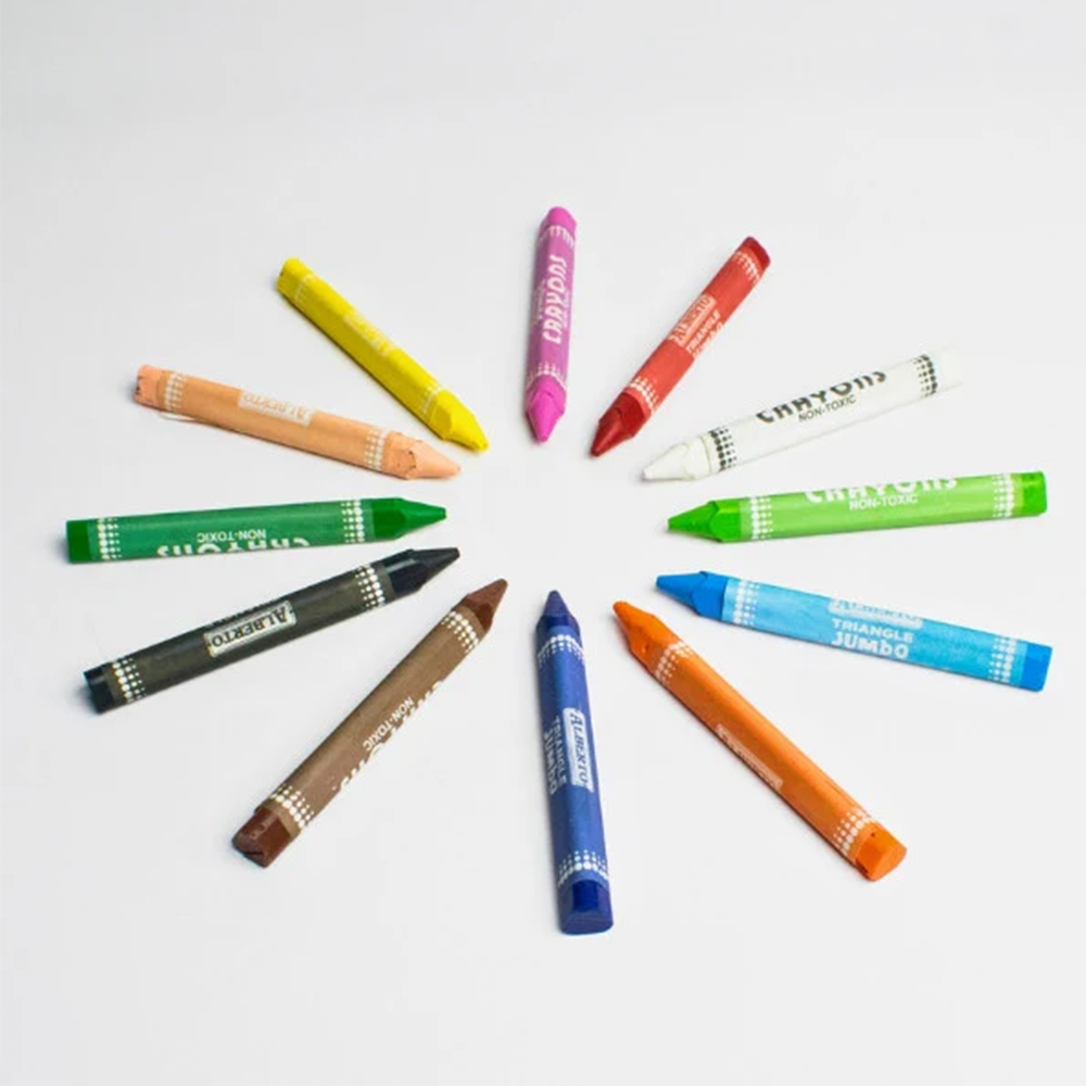 Alberto Triangle Jumbo Crayons