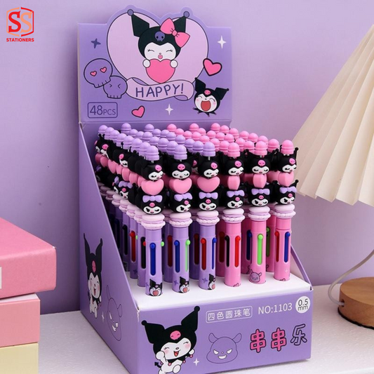 Kuromi Themed Multi-Color Pens