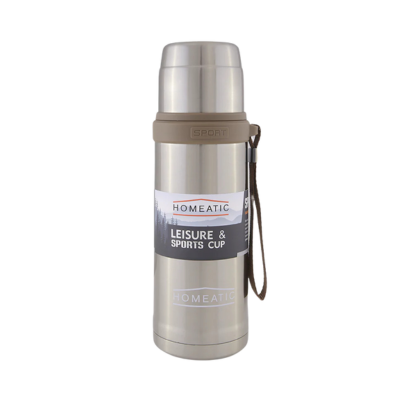 HOMEATIC 596 STEEL WATER BOTTLE 600 ML