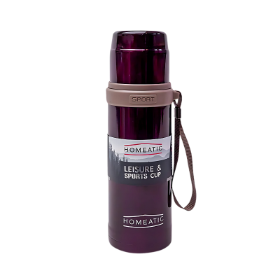 HOMEATIC 596 STEEL WATER BOTTLE 600 ML