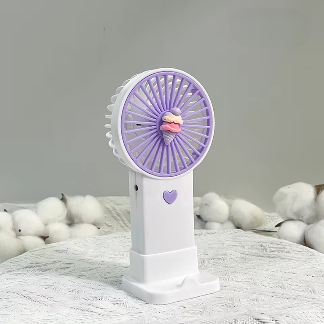 Cute Mini Handheld Portable Fan