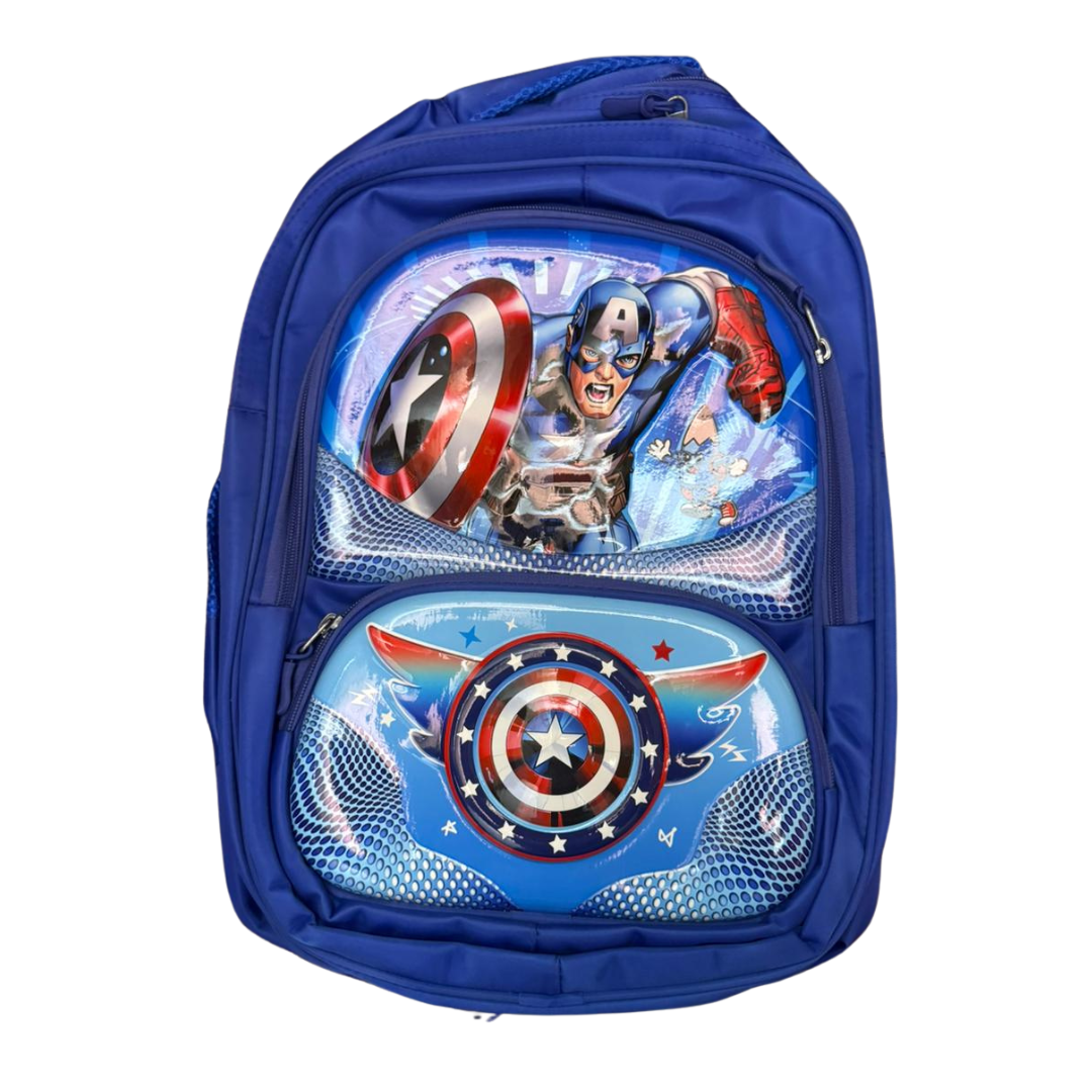 Captain America Character School Bag (18 inch)