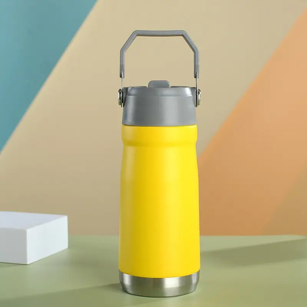 Stainless Steel Water Bottle with Straw Lid