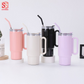 Stainless Steel Water Bottle with Straw Lid