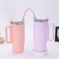 Stainless Steel Water Bottle with Straw Lid