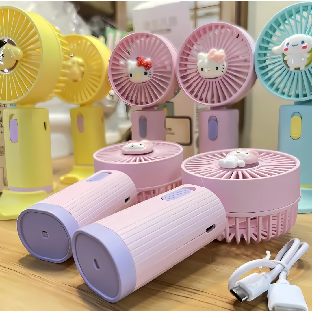 Cute Mini Handheld Portable Fan