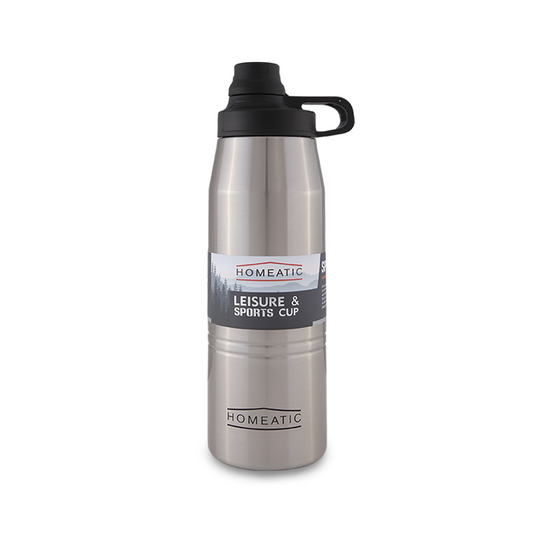 STEEL WATER BOTTLE 900 ML BLACK