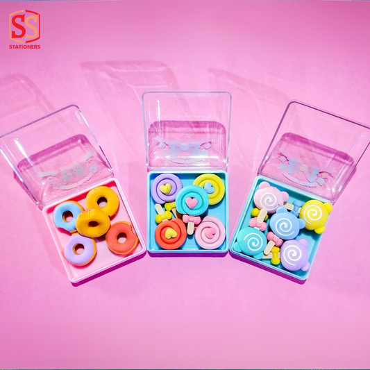 Sweets Candy Eraser 5Pcs Set