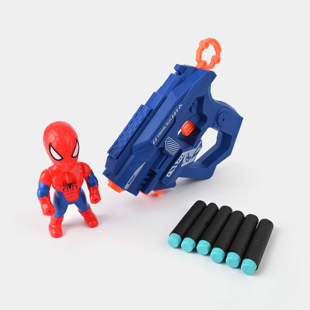 Soft Bullet Gun Toy With Character