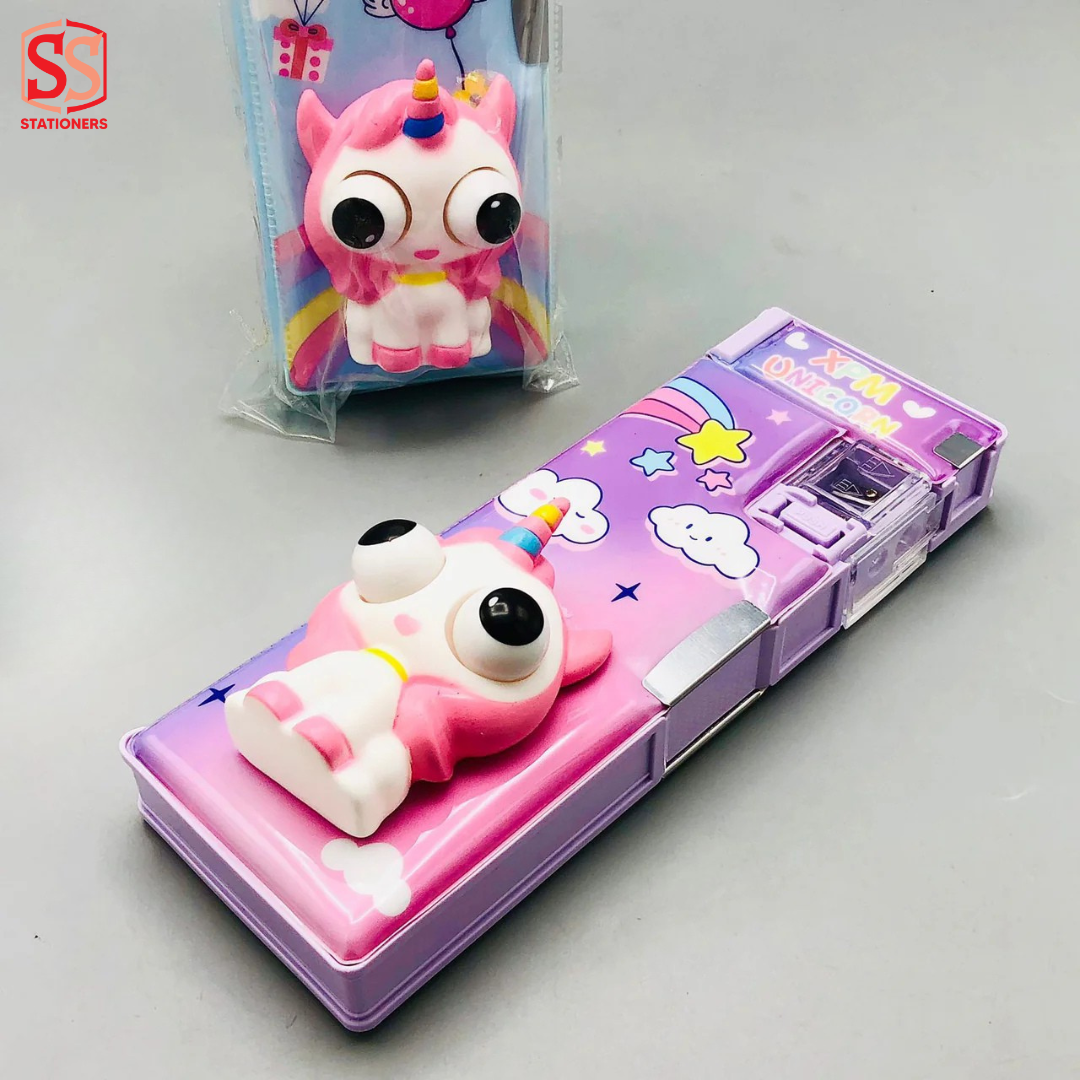 Pop Out Eyes Squishy Pencil Case