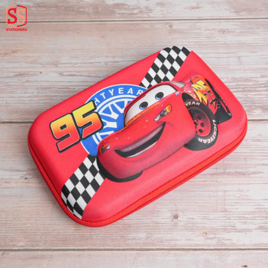 3D McQueen Embossed Pencil Pouch