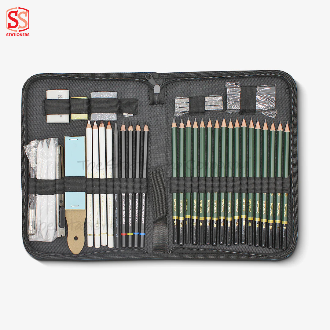 Keep Smiling Sketch Drawing Set Of 42 Pcs