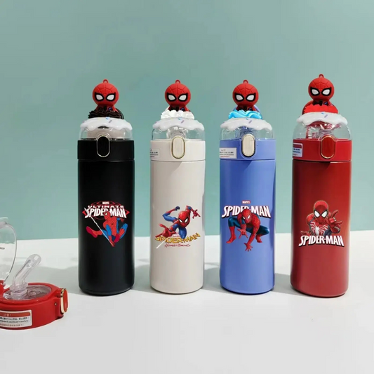 Stainless Steel Spiderman Sipper